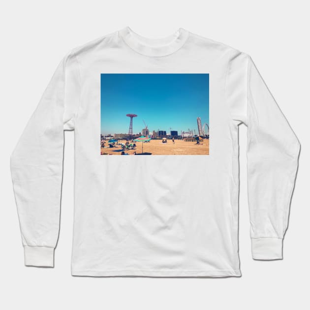 Coney Island, 2020 Long Sleeve T-Shirt by Tess Salazar Espinoza